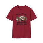 Nature Is Healing The Squirrels Are Taking Over T-Shirt | Squirrel Forest Illustration