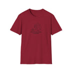 Professional Camper T-Shirt | Minimal Line Art Camping Design