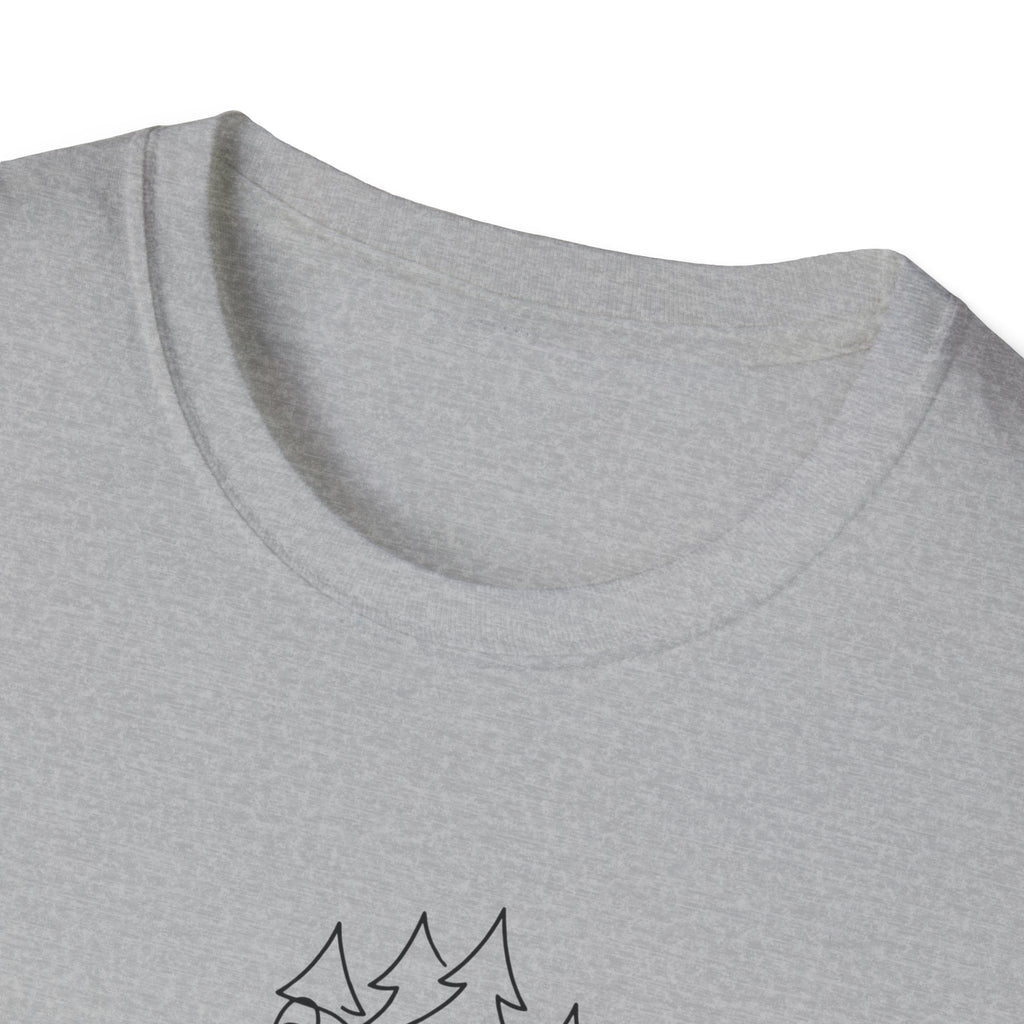 Professional Camper T-Shirt | Minimal Line Art Camping Design