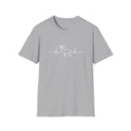 Buck Heartbeat Line T-Shirt | Deer EKG Graphic Tee