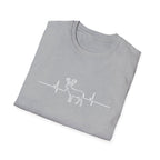 Buck Heartbeat Line T-Shirt | Deer EKG Graphic Tee