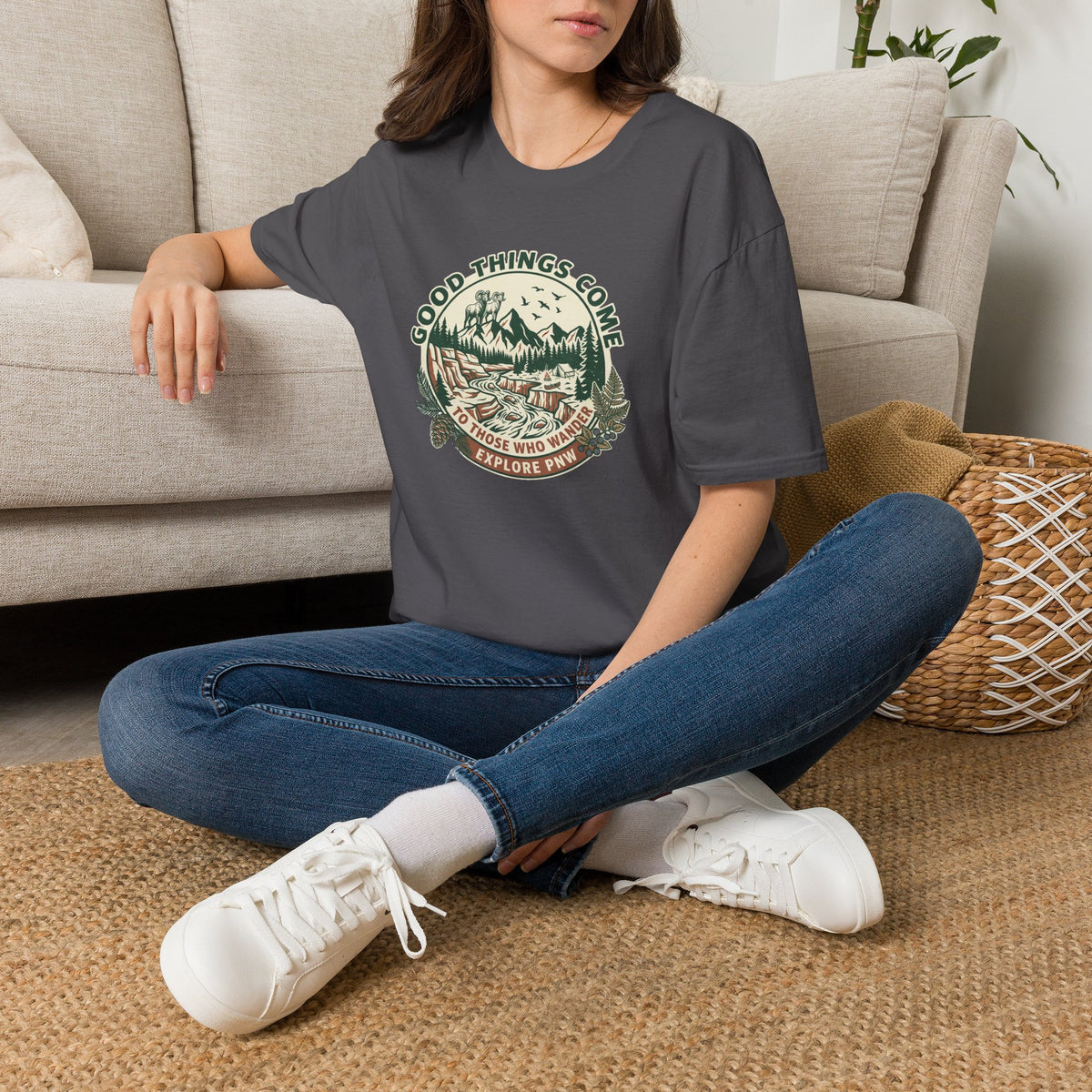 Adventure T-Shirt — "Good Things Come to Those Who Explore" Outdoor Graphic Tee