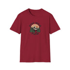 Stay Wild PNW T-Shirt | Mountain Sunset, Pine Trees, River Road