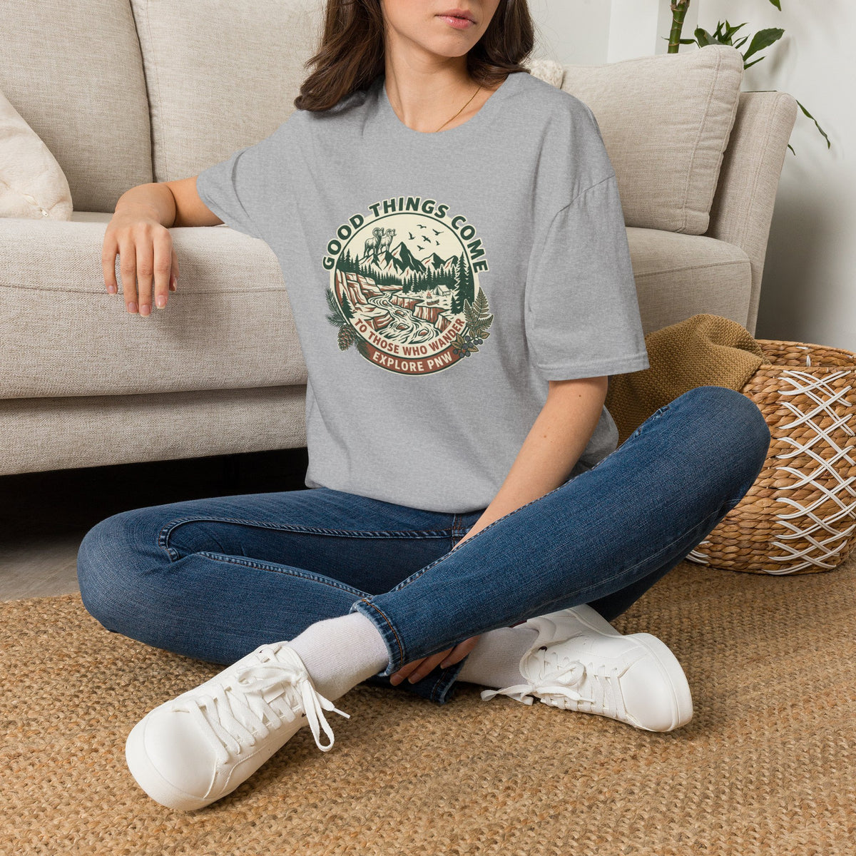 Adventure T-Shirt — "Good Things Come to Those Who Explore" Outdoor Graphic Tee