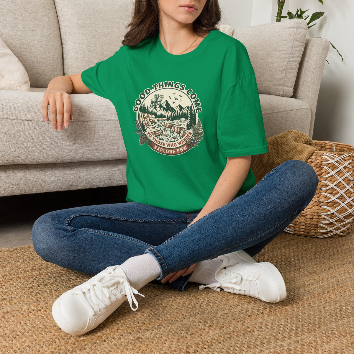 Adventure T-Shirt — "Good Things Come to Those Who Explore" Outdoor Graphic Tee