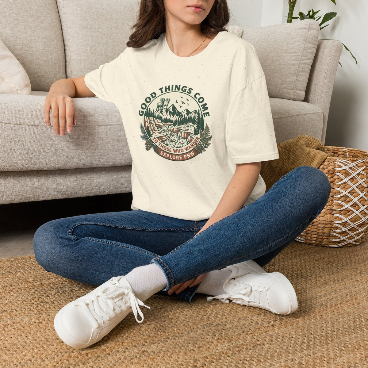 Adventure T-Shirt — "Good Things Come to Those Who Explore" Outdoor Graphic Tee
