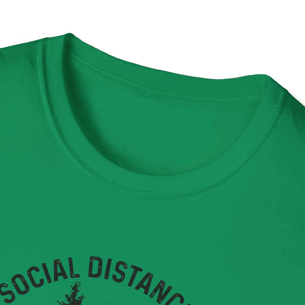 Social Distancing Since 1958 T-Shirt | Bigfoot Sasquatch Graphic