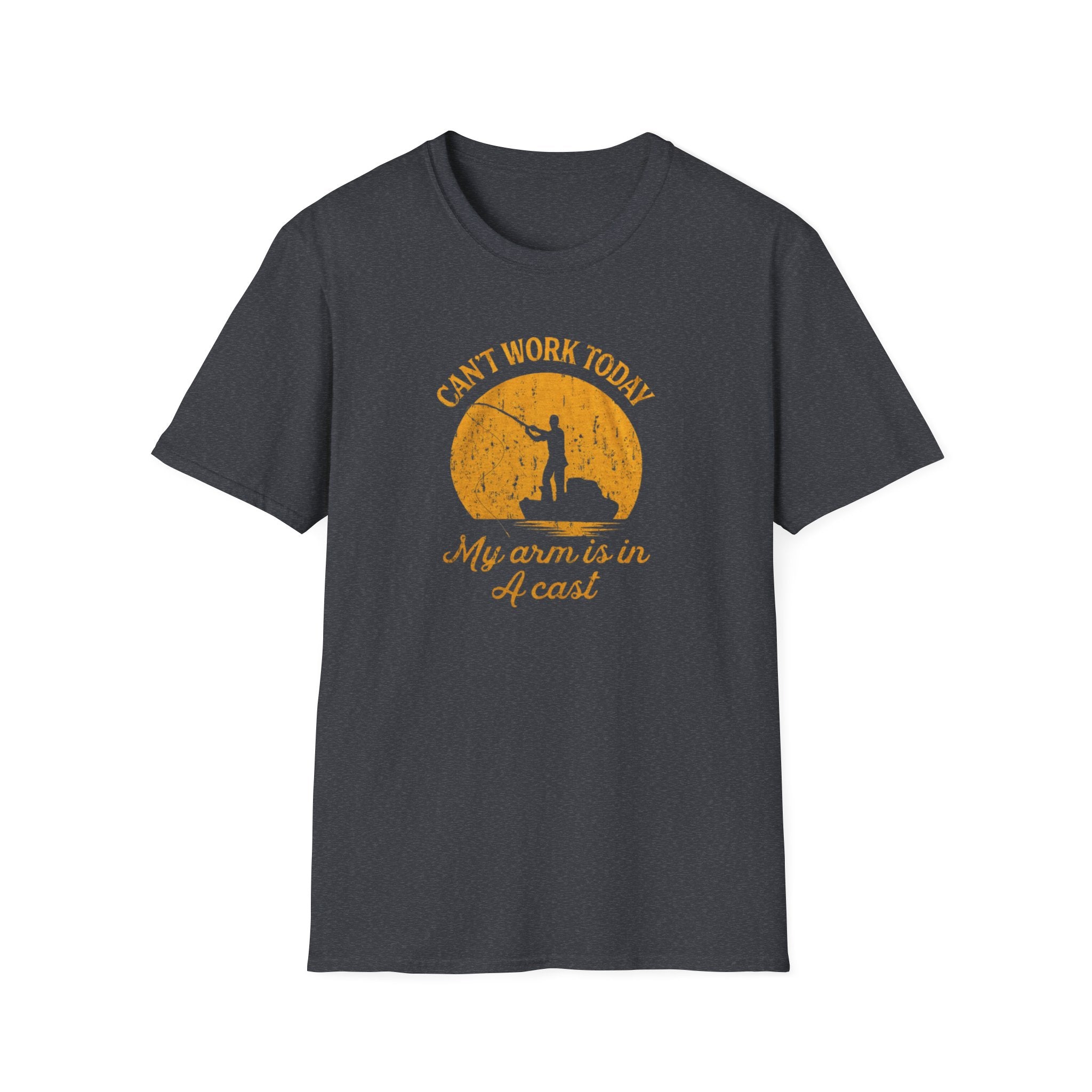 Cant Work Today My Arm Is In A Cast T-Shirt | Funny Fishing Shirt