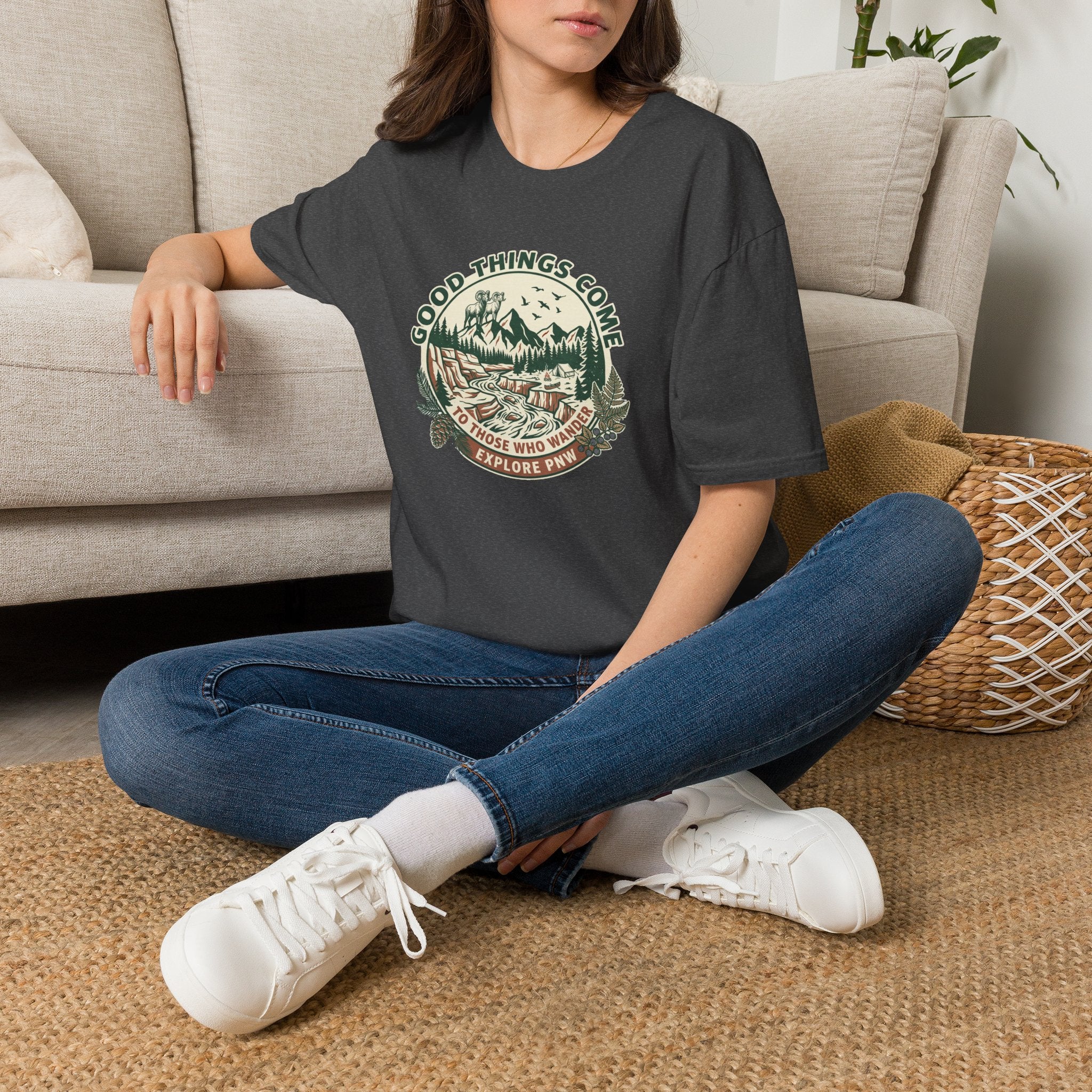 Adventure T-Shirt — "Good Things Come to Those Who Explore" Outdoor Graphic Tee
