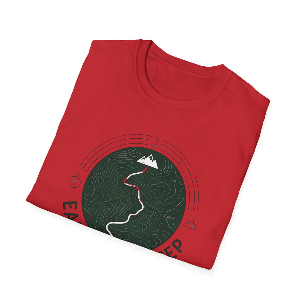 Earn Every Step T-Shirt | Hiking Mountain Trail Graphic