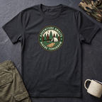 Adventure Awaits Maybe Tomorrow T-Shirt | Camping Patch Graphic