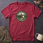 Adventure Awaits Maybe Tomorrow T-Shirt | Camping Patch Graphic