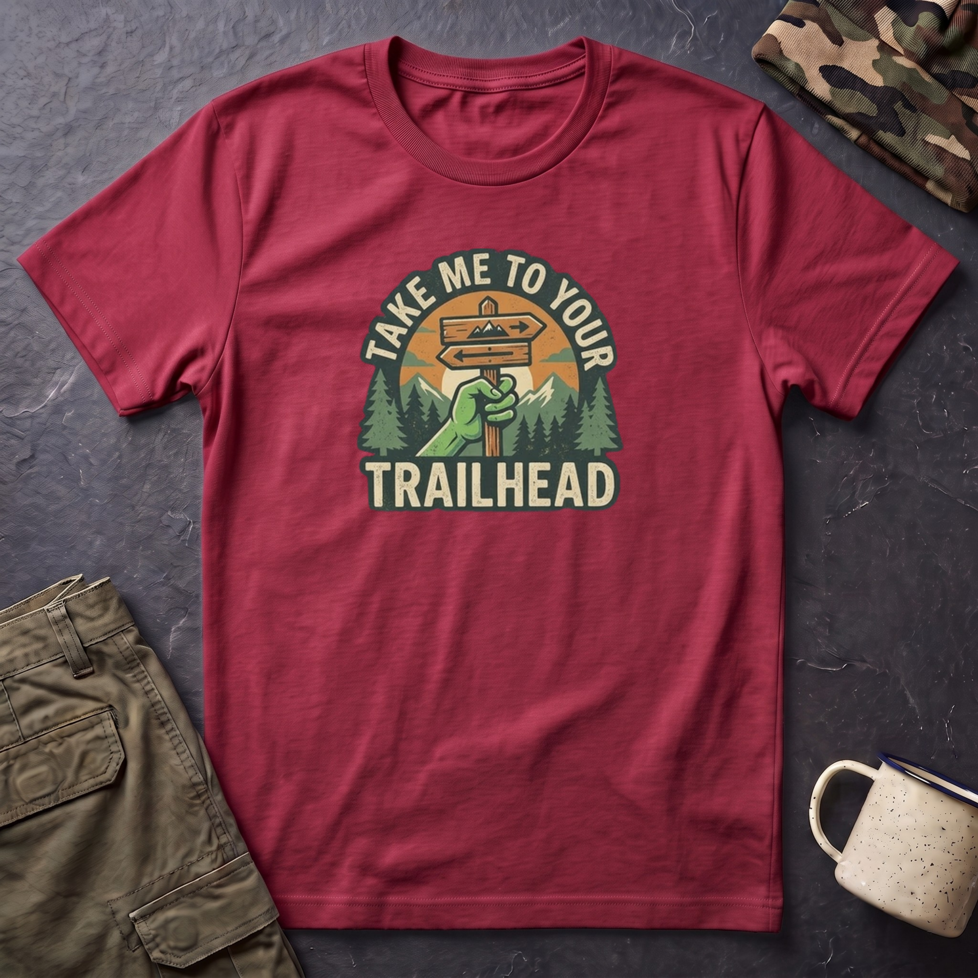 Take Me To Your Trailhead T-Shirt – Hiking Adventure Shirt