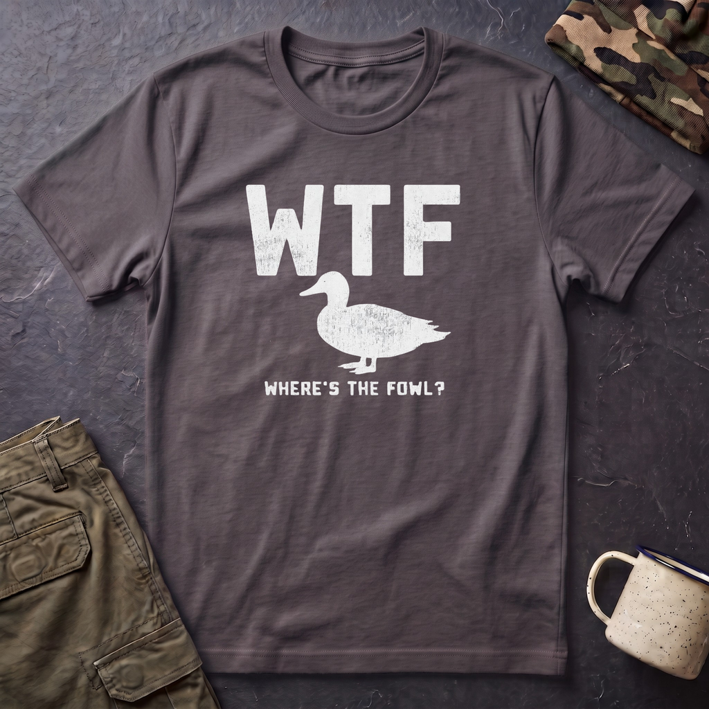 WTF Goose T-Shirt | Goose Illustration, Humorous Animal Tee