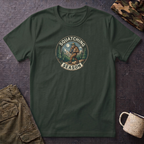 Squatching Season T-Shirt — Bigfoot Camping Graphic Tee