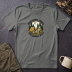 Professional Camper Zero Survival Skills T-Shirt | Camping Graphic Tee