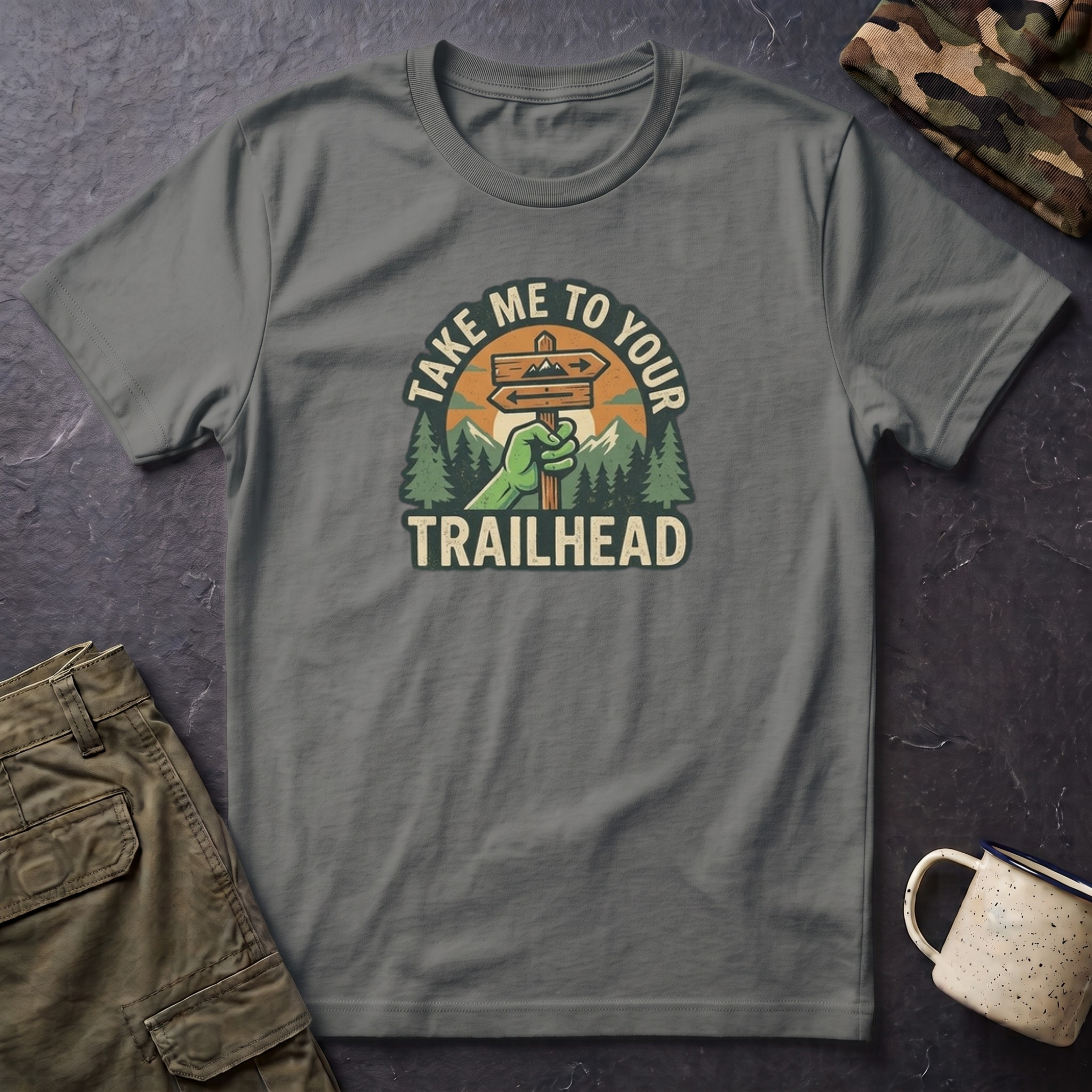 Take Me To Your Trailhead T-Shirt – Hiking Adventure Shirt