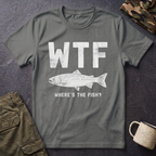 WTF Where's The Fish T-Shirt | Fishing Humor Tee