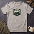 Hiking Tee — "Tree-mendous Views Ahead" Graphic T-Shirt