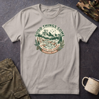 Adventure T-Shirt — "Good Things Come to Those Who Explore" Outdoor Graphic Tee