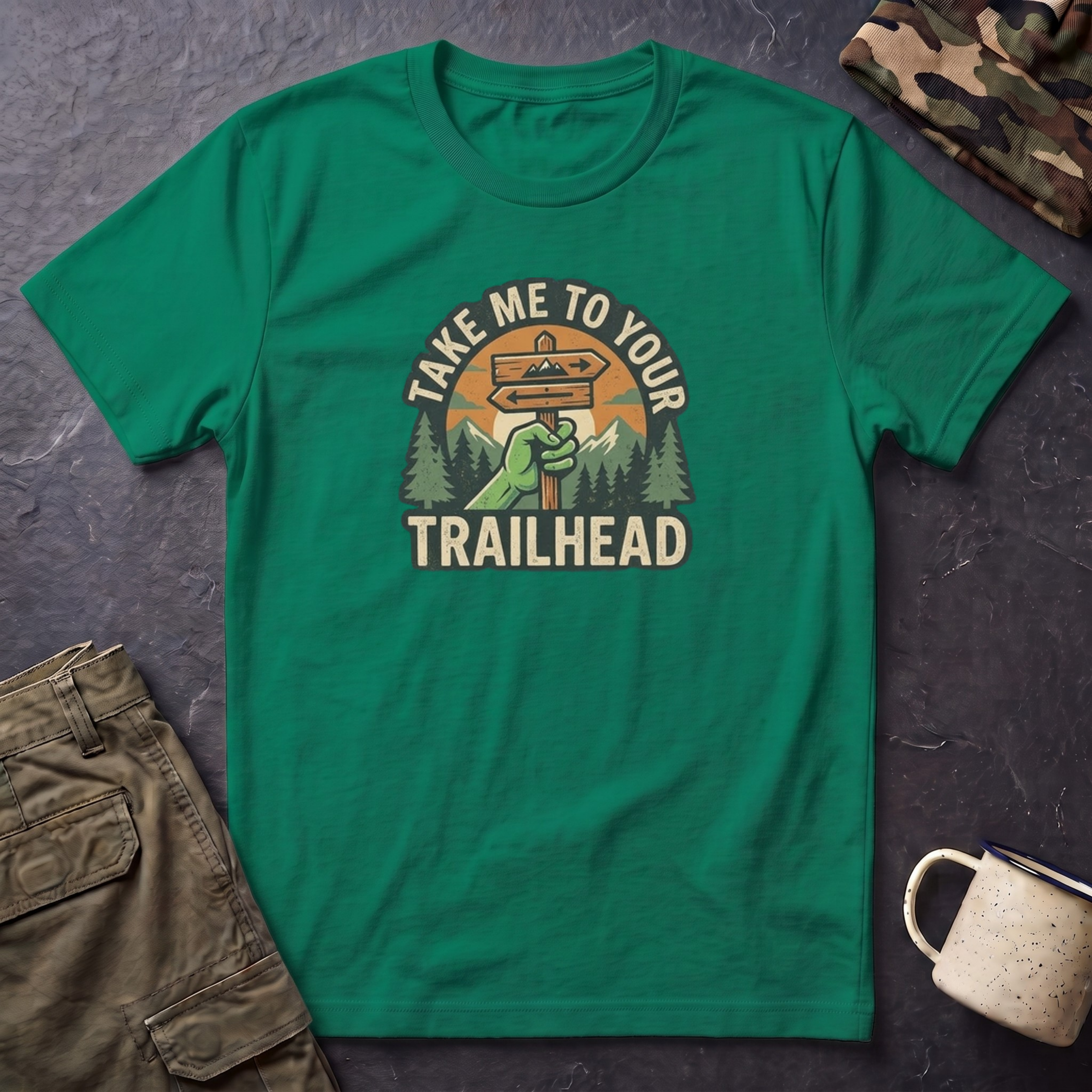 Take Me To Your Trailhead T-Shirt – Hiking Adventure Shirt