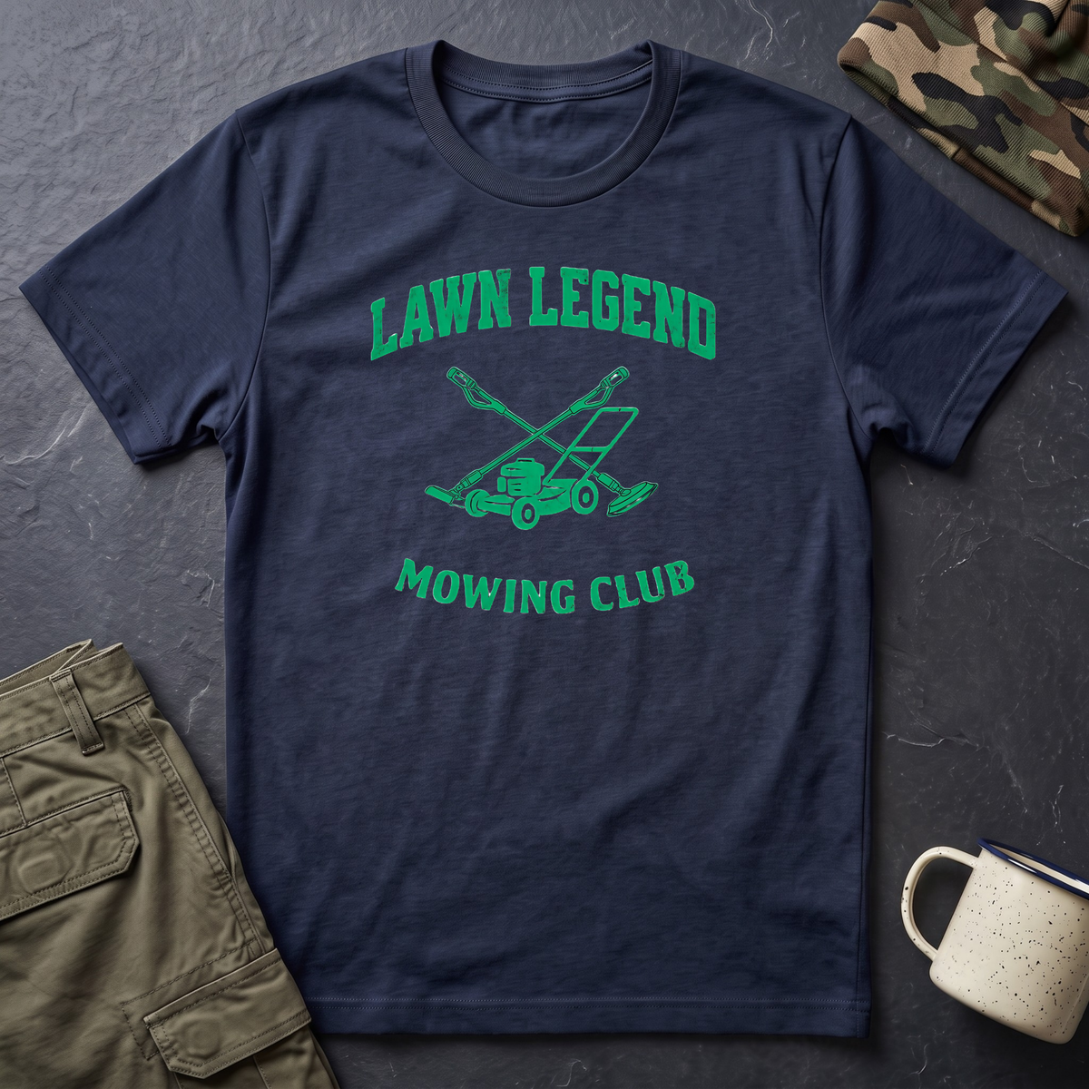 Lawn Legend Mowing Club T-Shirt | Gardening, Lawn Care Graphic Tee