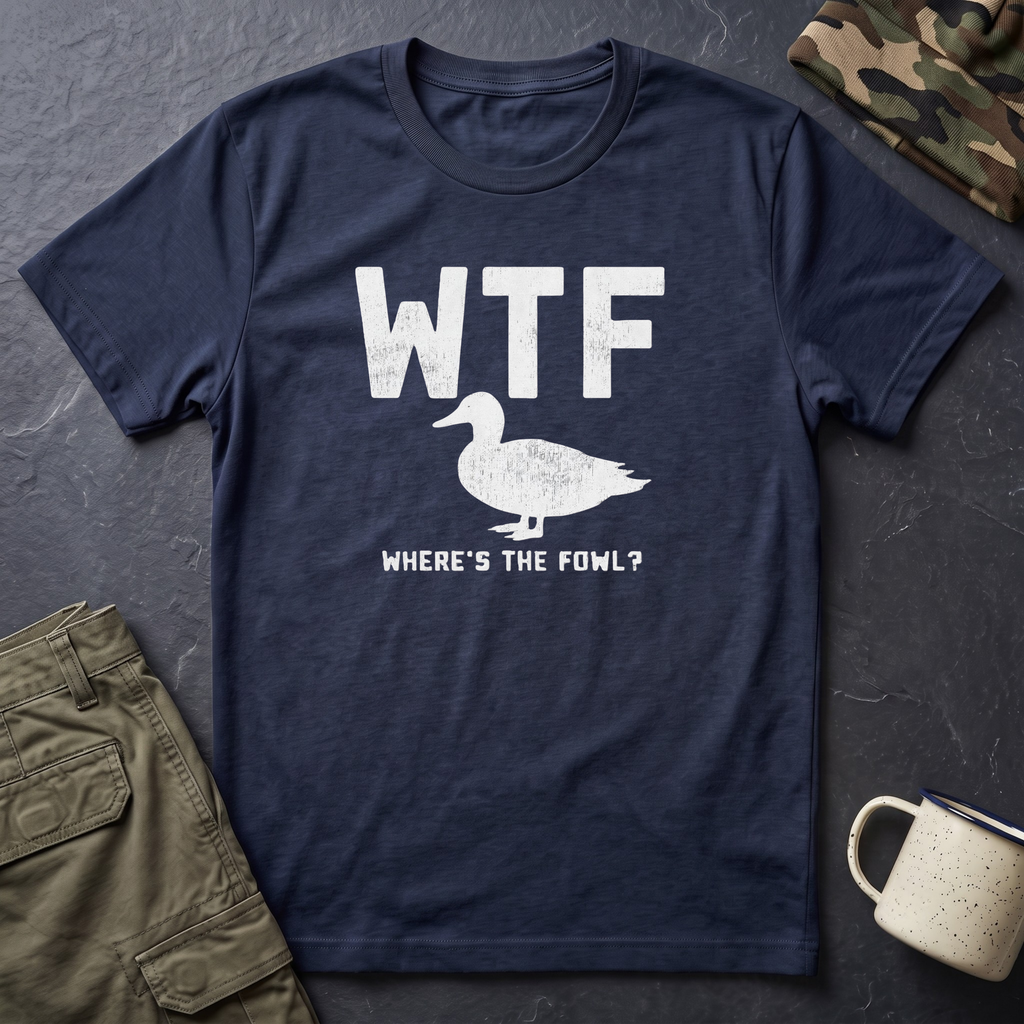 WTF Goose T-Shirt | Goose Illustration, Humorous Animal Tee