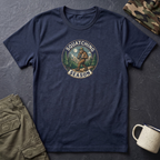 Squatching Season T-Shirt — Bigfoot Camping Graphic Tee