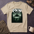 PNW Keep It Wild T-Shirt | Pacific Northwest Mountain Forest Tee