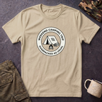 Weekend Camping Trip Overpacked As Usual T-Shirt | Camping Badge Tee