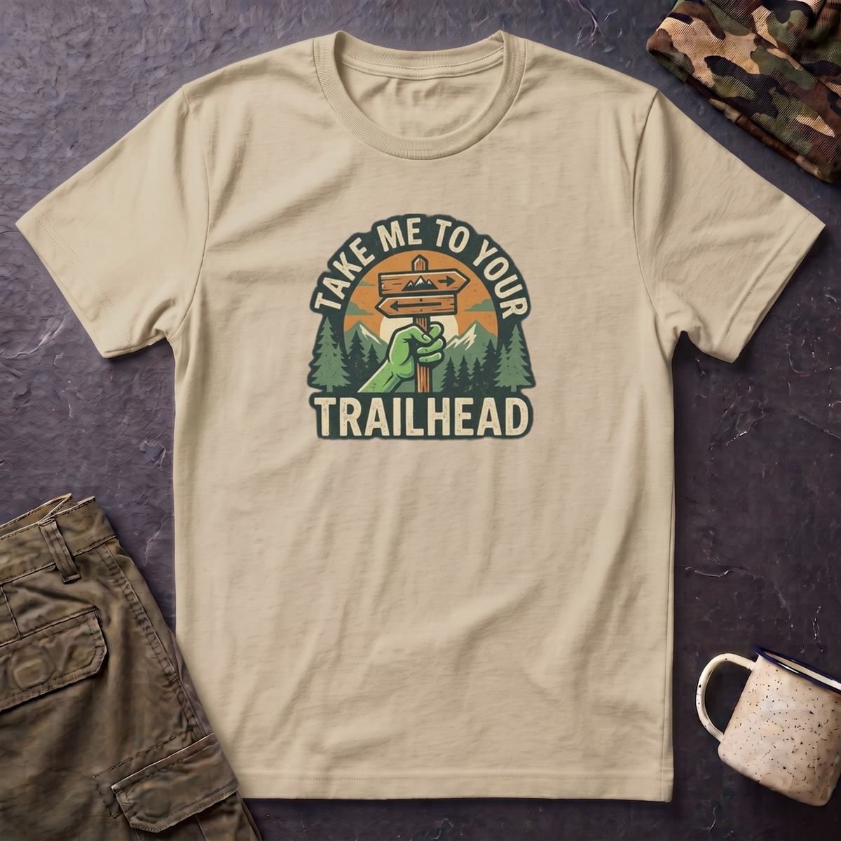 Take Me To Your Trailhead T-Shirt – Hiking Adventure Shirt