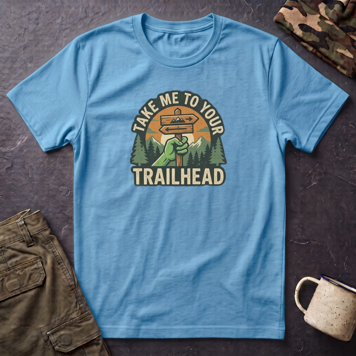 Take Me To Your Trailhead T-Shirt – Hiking Adventure Shirt
