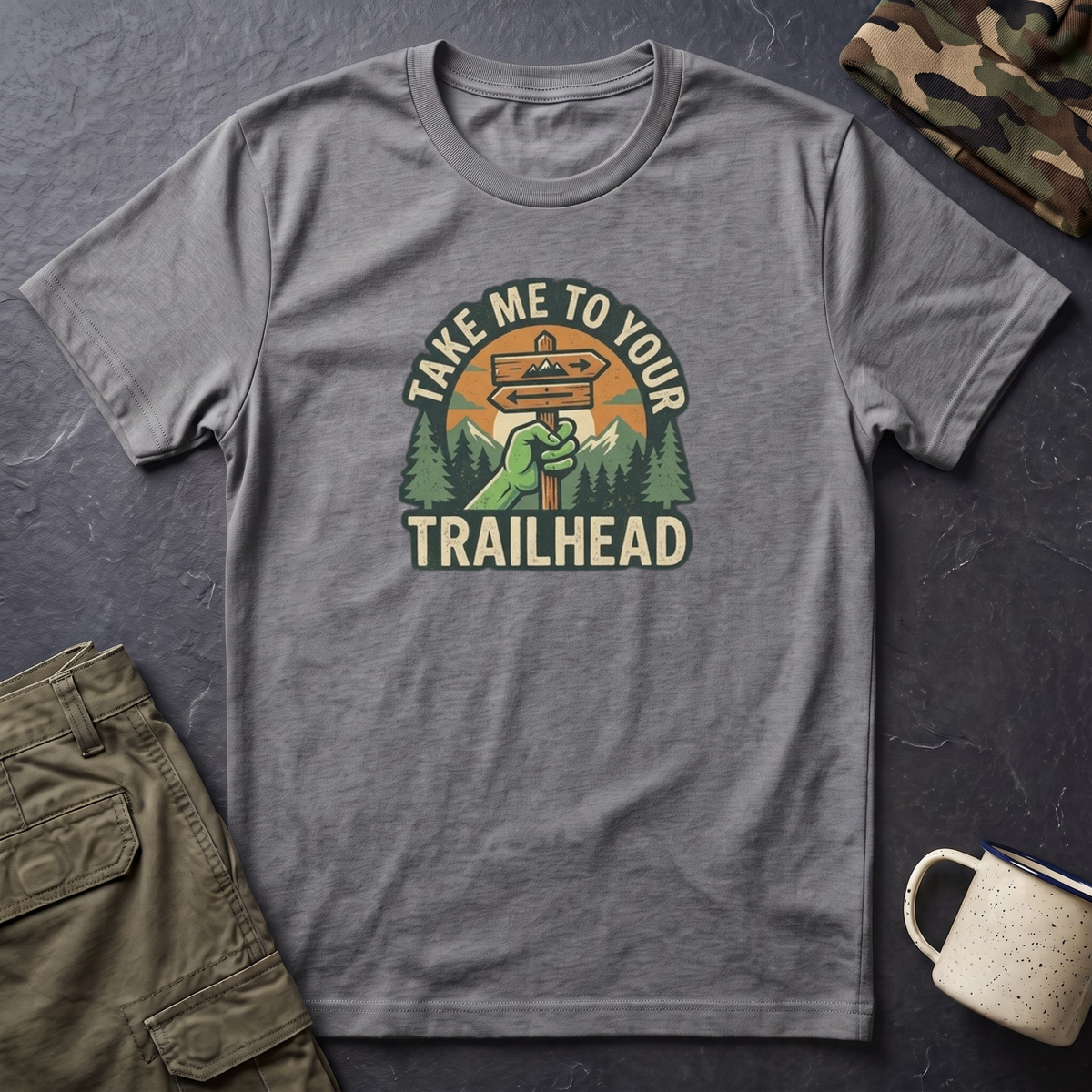 Take Me To Your Trailhead T-Shirt – Hiking Adventure Shirt