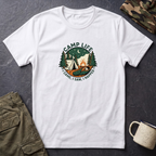 Camp Life tent campfire graphic T-Shirt | camping outdoors nature