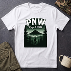 PNW Keep It Wild T-Shirt | Pacific Northwest Mountain Forest Tee