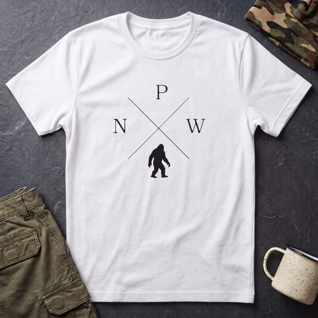 PNW Sasquatch T-Shirt | Pacific Northwest Bigfoot Tee