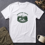 Adventure Awaits Pacific Northwest T-Shirt | Camping Mountain Badge